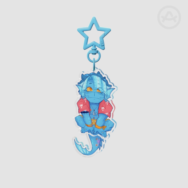 Sardean [OC] - Tail-wagging Pendant