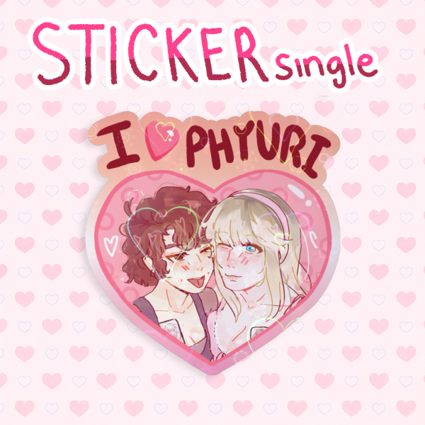 [STICKER] I ❤️ PHYURI Sticker