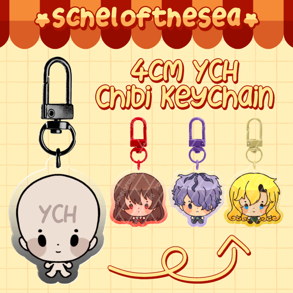 - YCH - Chibi Acrylic Keychains