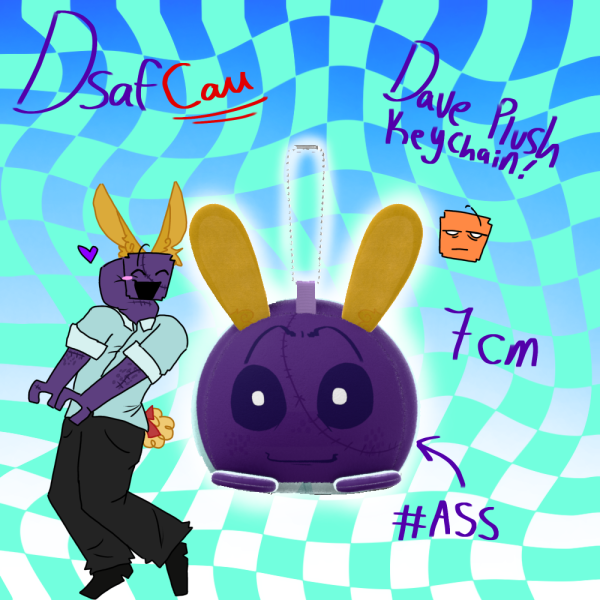 Dsafc Dave Plush Keychains