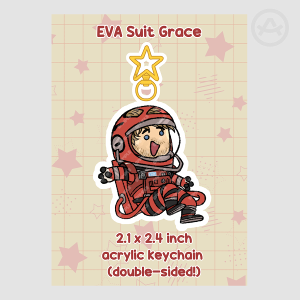 EVA Grace Glitter Keychain [PHM]