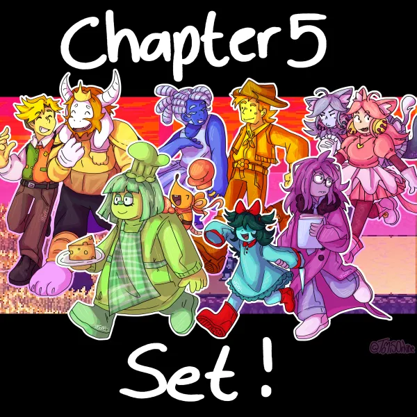 All Chapter 5 Deltarune Stickers