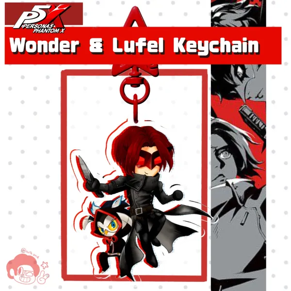 Wonder & Lufel Acrylic Keychain | Persona 5: The Phantom X