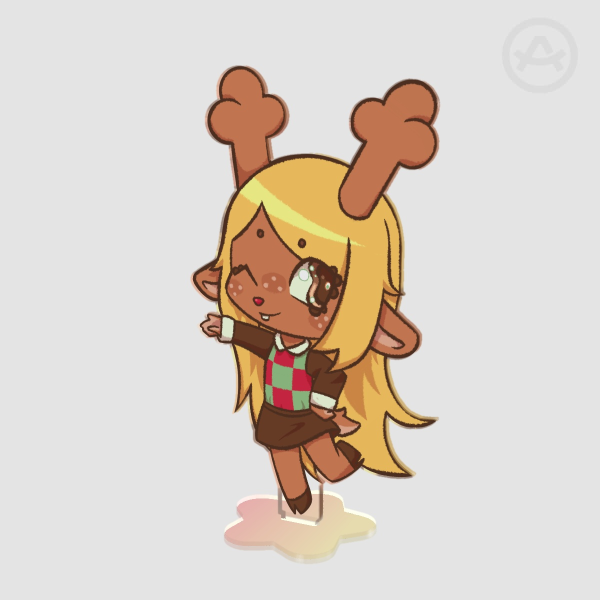 Standee | Deltarune - Noelle Holiday (Light World) - Acrylic (15cm)