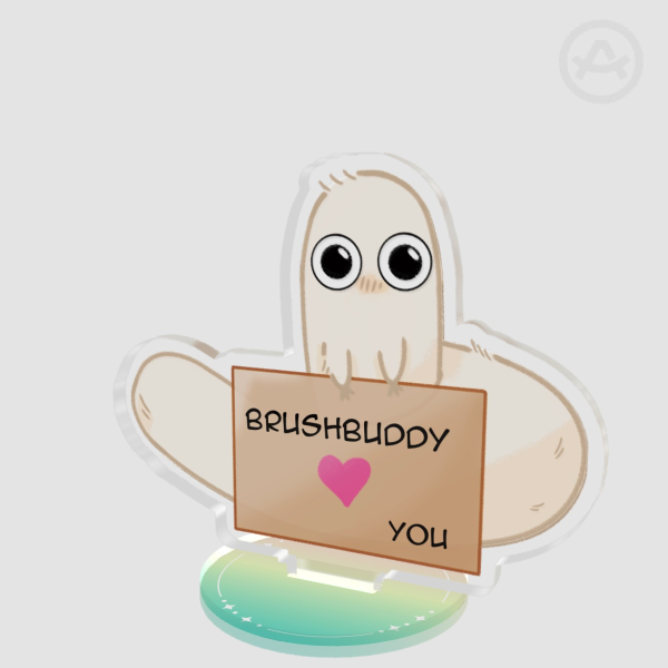 Brushbuddy Acrylic Standee