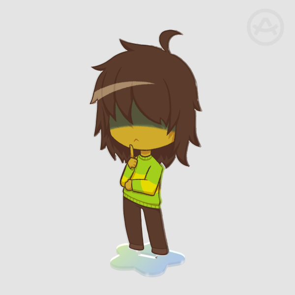 Standee | Deltarune - Kris Dreemurr (Light World) - Acrylic (15cm)