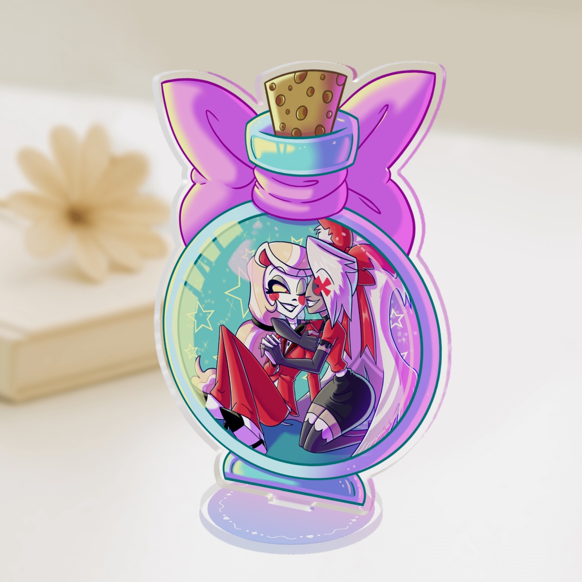 Love In A Bottle Chaggie Standee