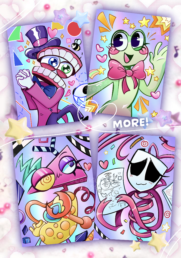 [WAVE 2] The Amazing Digital Circus - Holographic Photocard Set 4 Pack