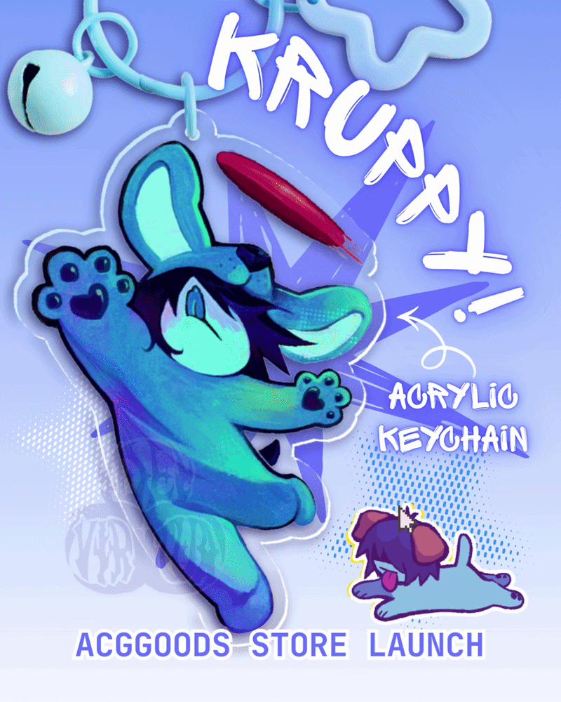Kruppy Acrylic Keychain
