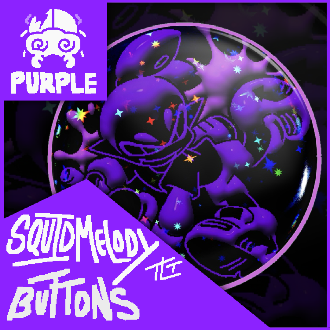 SquidMelody Button VIOLET