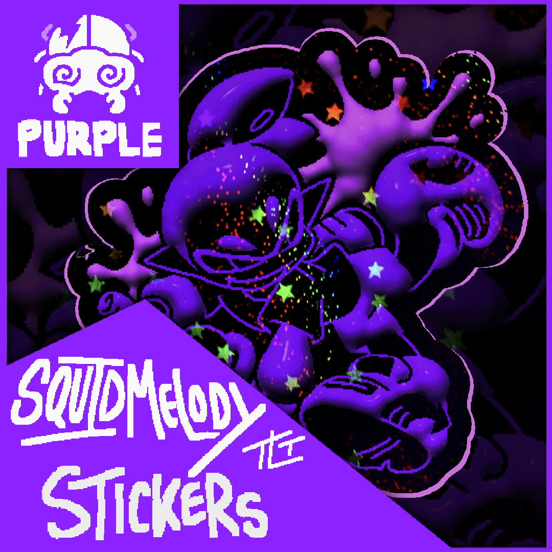 SquidMelody Sticker VIOLET SOLO