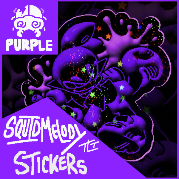 SquidMelody Sticker VIOLET SOLO
