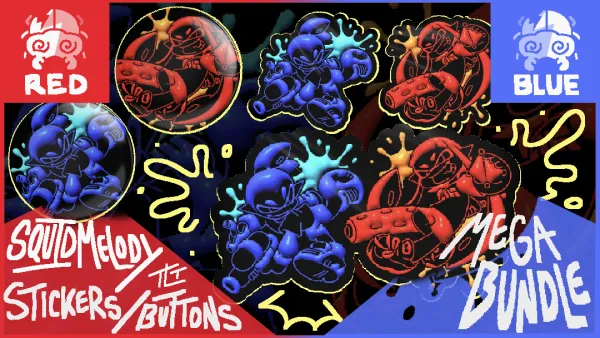 SQUID MELODY RED/BLUE MEGA BUNDLE