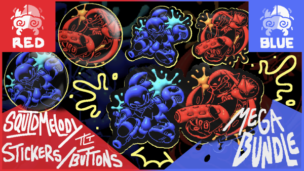 SQUID MELODY RED/BLUE MEGA BUNDLE