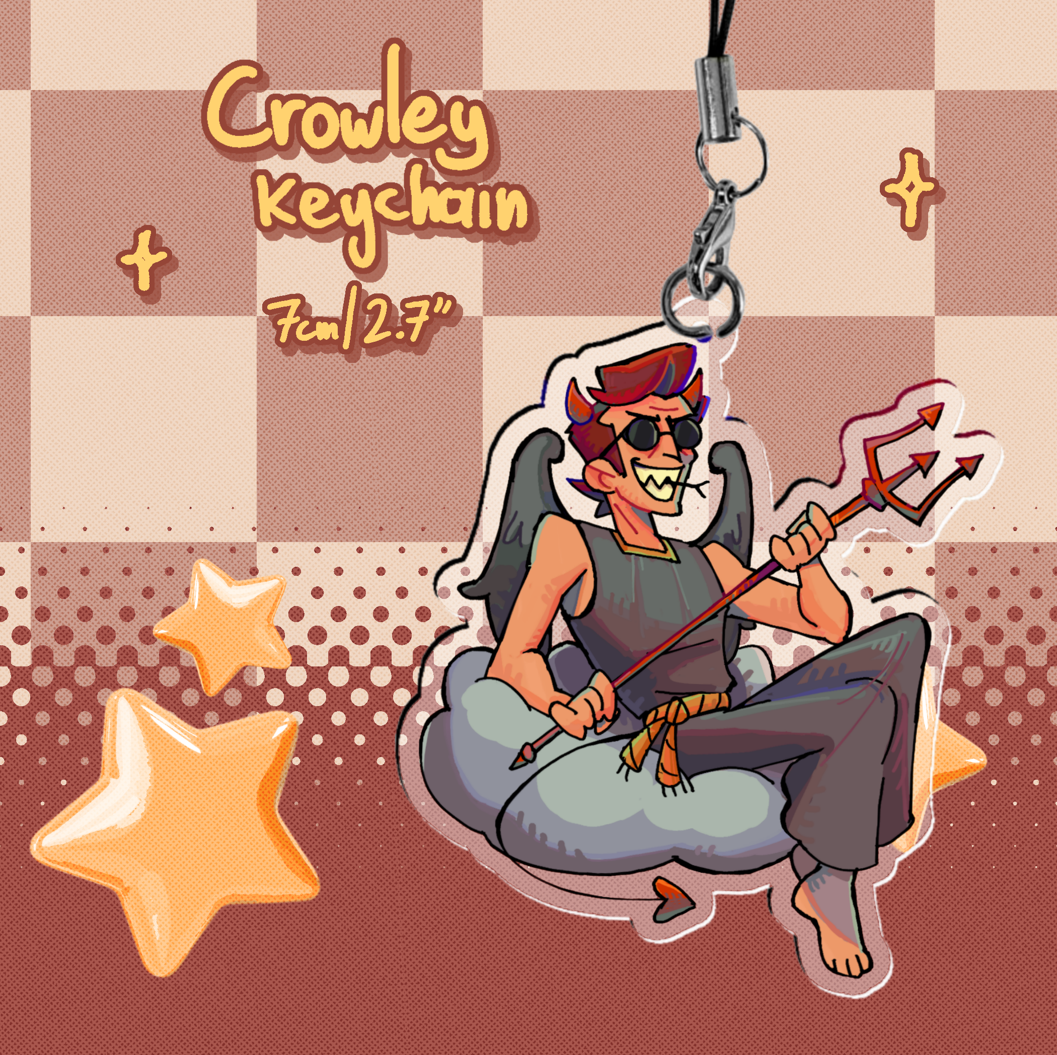 Crowley Cloud Keychain