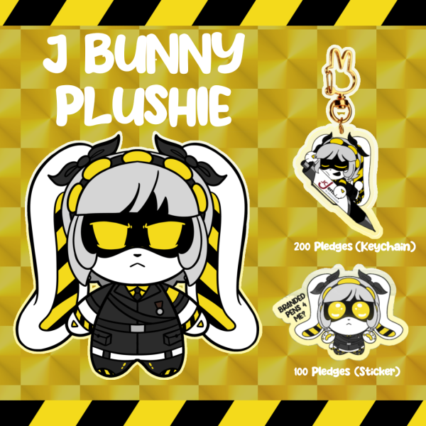 J Bunny Plushie