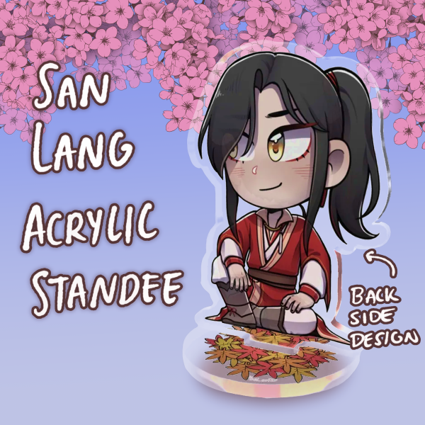 San Lang - Hua Cheng Clear Acrylic Standees