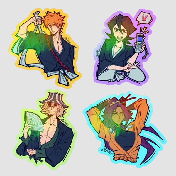 Bleach Sticker Set