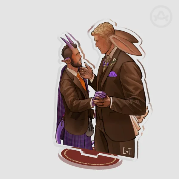 DragonBun wedding Clear Acrylic Standees