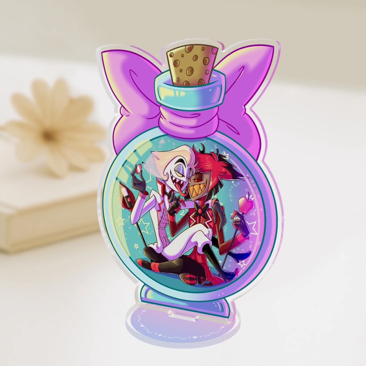Love In A Bottle RadioApple Standee
