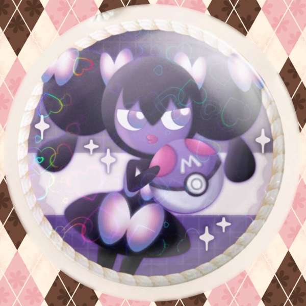 Dolcemon Pride Asexual Gothorita Jumbo Badge