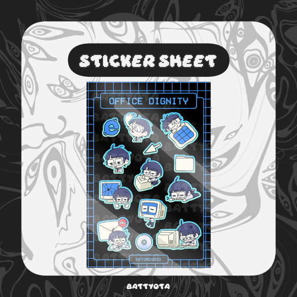 [Sticker sheet] Office Dignity