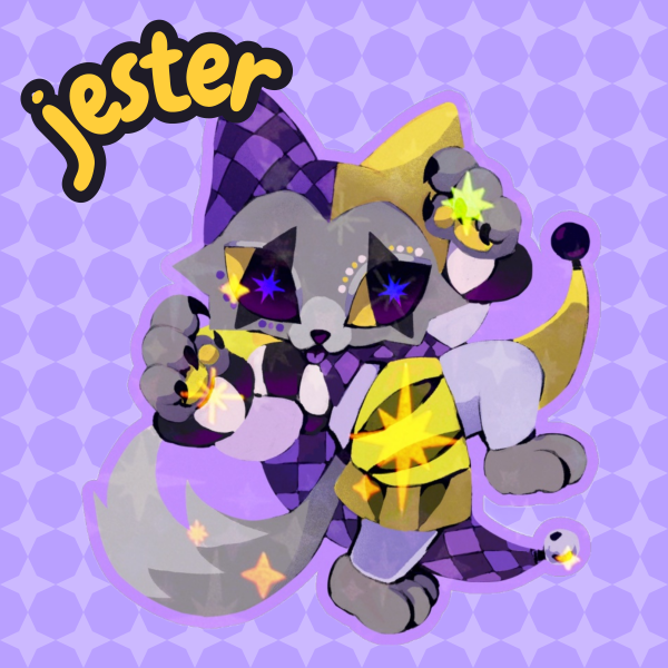 Jester the Dancer Sticker