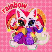 Rainbow the Jester Sticker