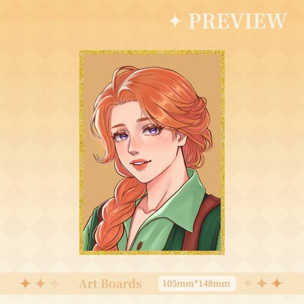 Stardew valley Leah Art Board A6 print