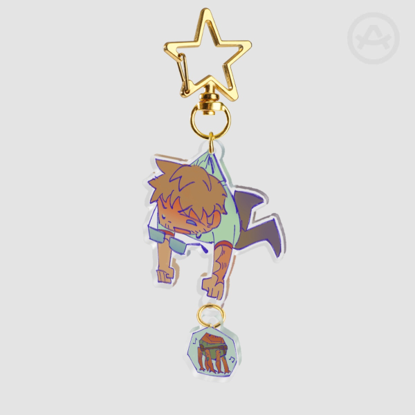 Grace-Rocky Link Keychain
