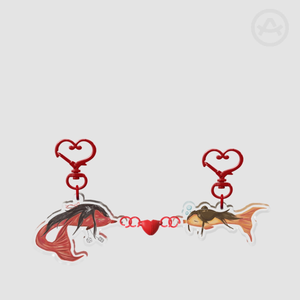 Hualian Fishies Magnet Keychain