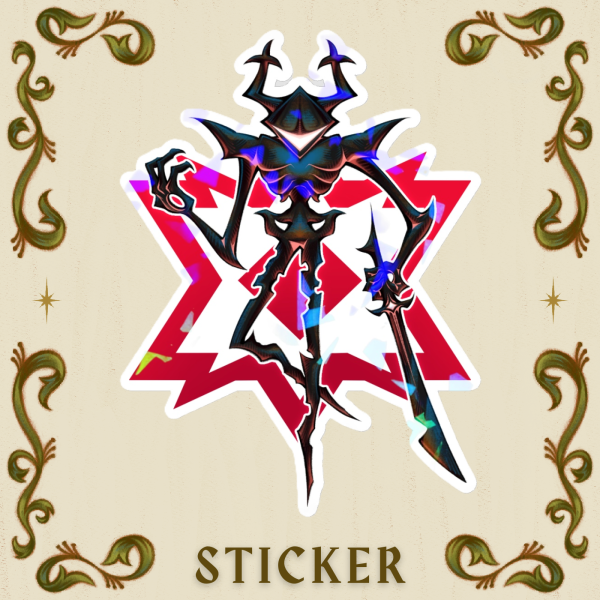 Deltarune - Roaring Knight Holo Sticker
