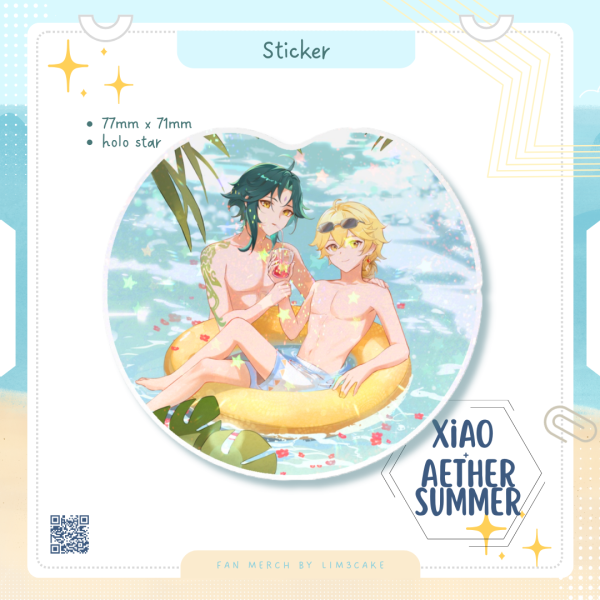 XiaoAether Summer Die Cut Sticker