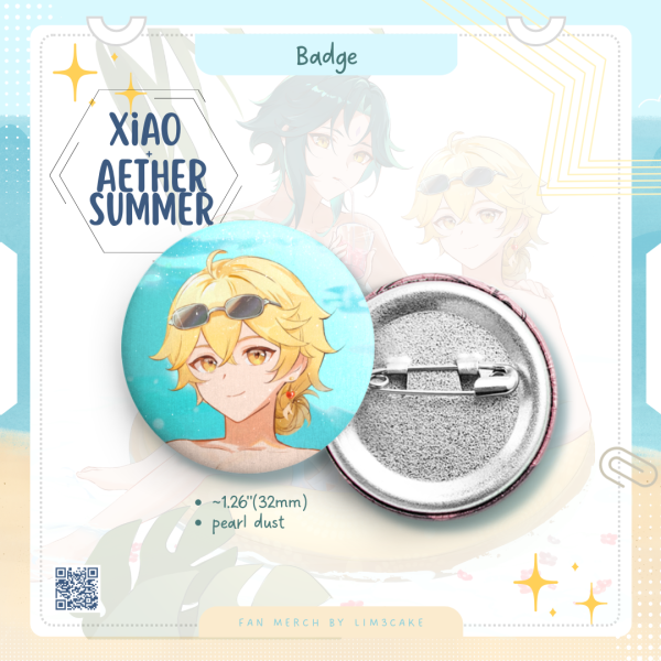 Aether Summer Round Badge