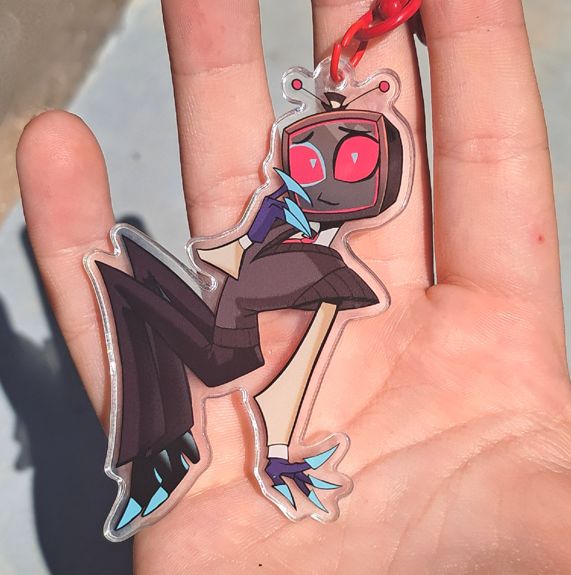 CRT Vox cute keychain || 8cm