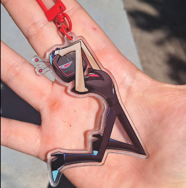 CRT Vox rawr keychain || 8cm