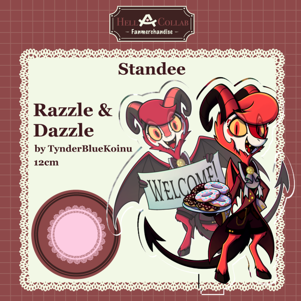 Razzle Dazzle • Standee • Maid Cafe Hell-A-Collab