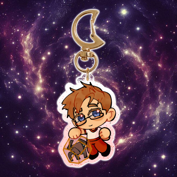 Rocky and grace plain Acrylic Keychains