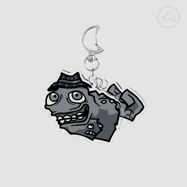 Man on the Moon - Acrylic 2-Piece Keychain