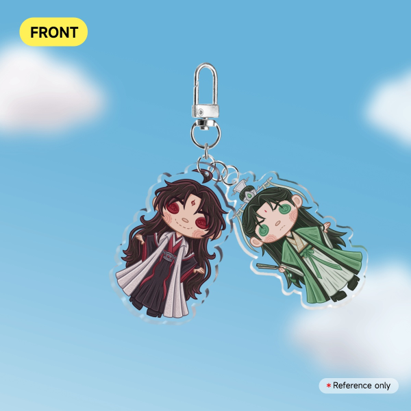 Bingjiu Acrylic 2-Piece Keychain