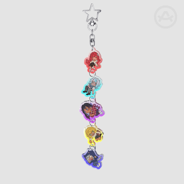 1st flame chase squad keychain