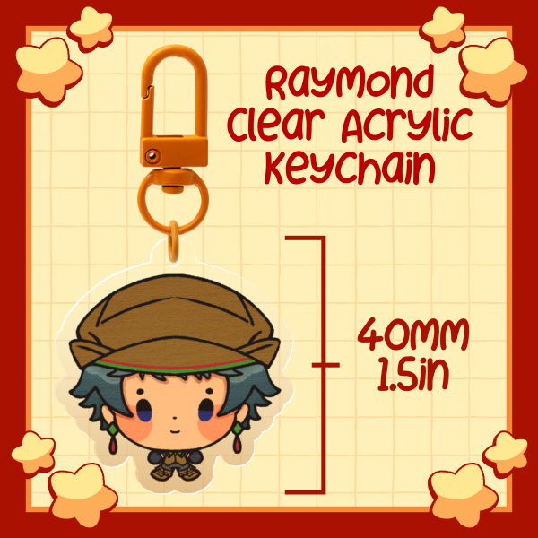 - END ROLL - Raymond Chibi Keychain