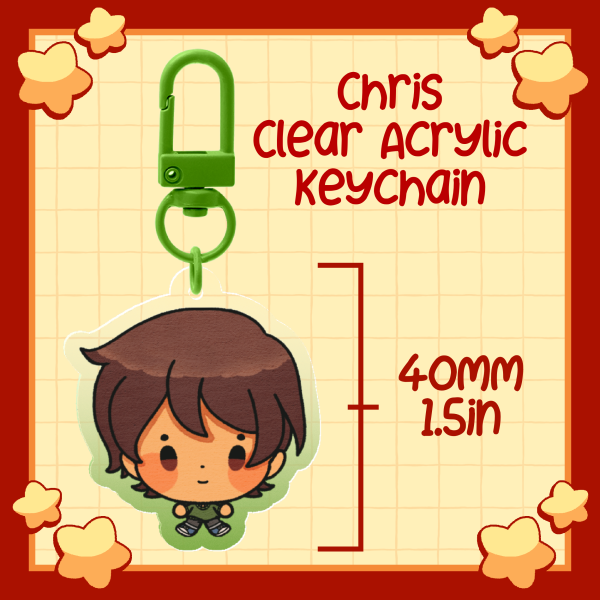 - END ROLL - Chris Chibi Keychain