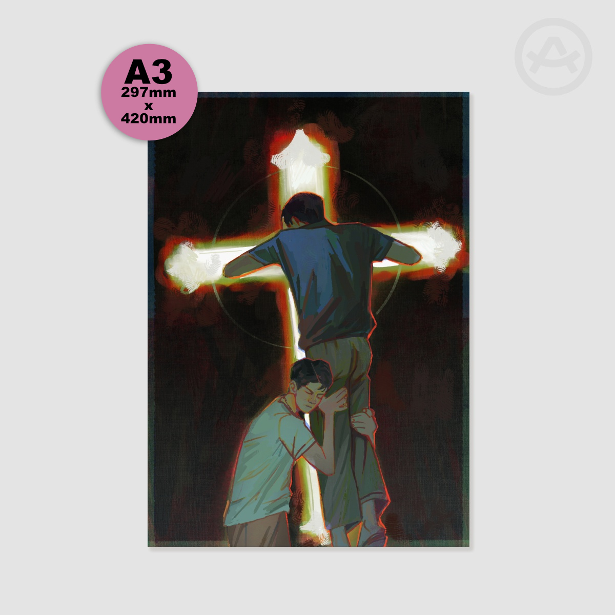 Carry Your Cross - A5 Poster