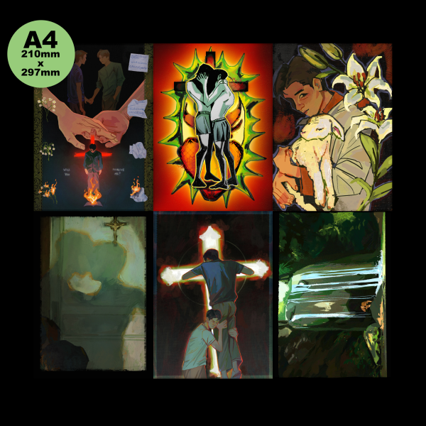 Ticket To Heaven - A4 Poster SET