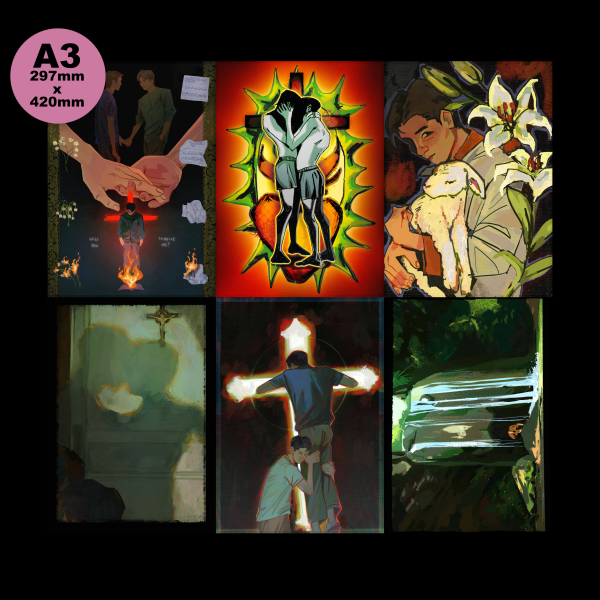 Ticket To Heaven - A3 Poster SET