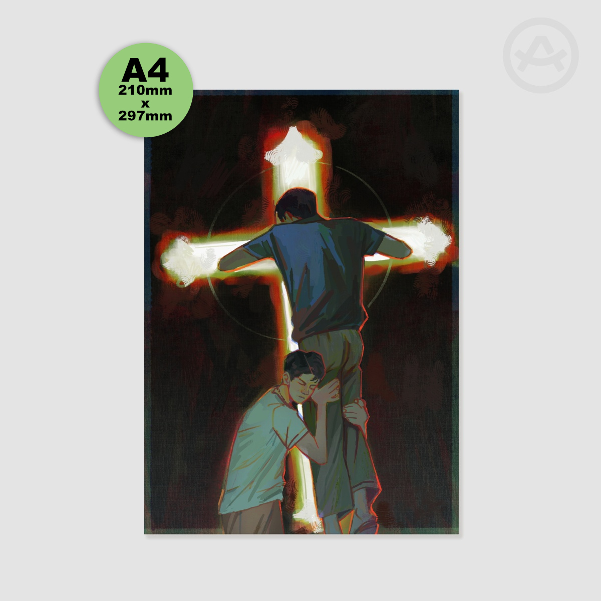 Carry Your Cross - A4 Poster