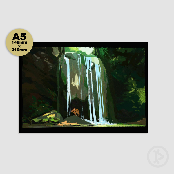 Waterfall - A5 Print