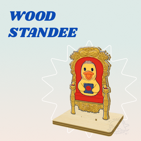TM Duck Alex Wood Standee