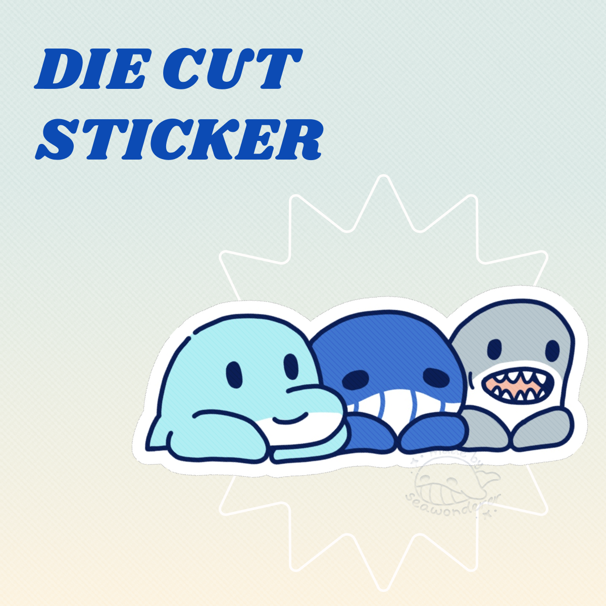 Seawonderer Just Chillin’ Sticker